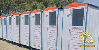 کانکس سرویس بهداشتی تک چشمه