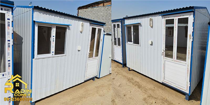 کانکس کارگاهی کف تخته با متراژ 8 متر