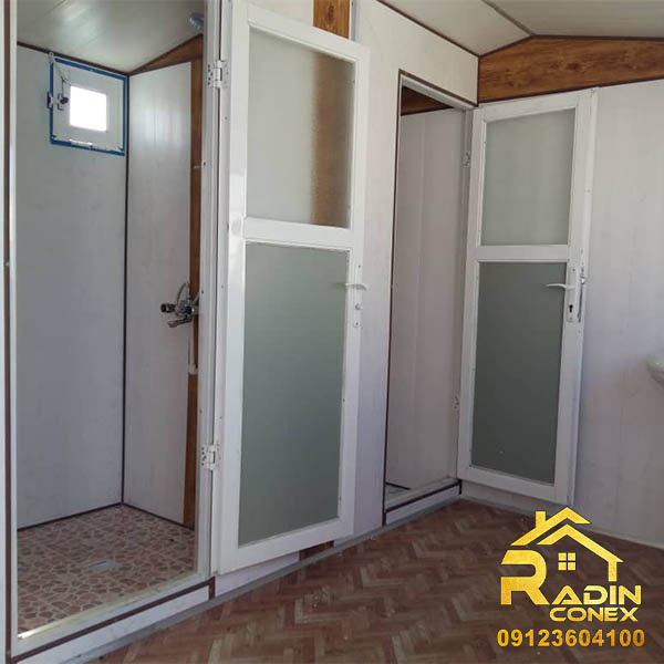 کانکس سرویس بهداشتی دو چشمه راهرودار