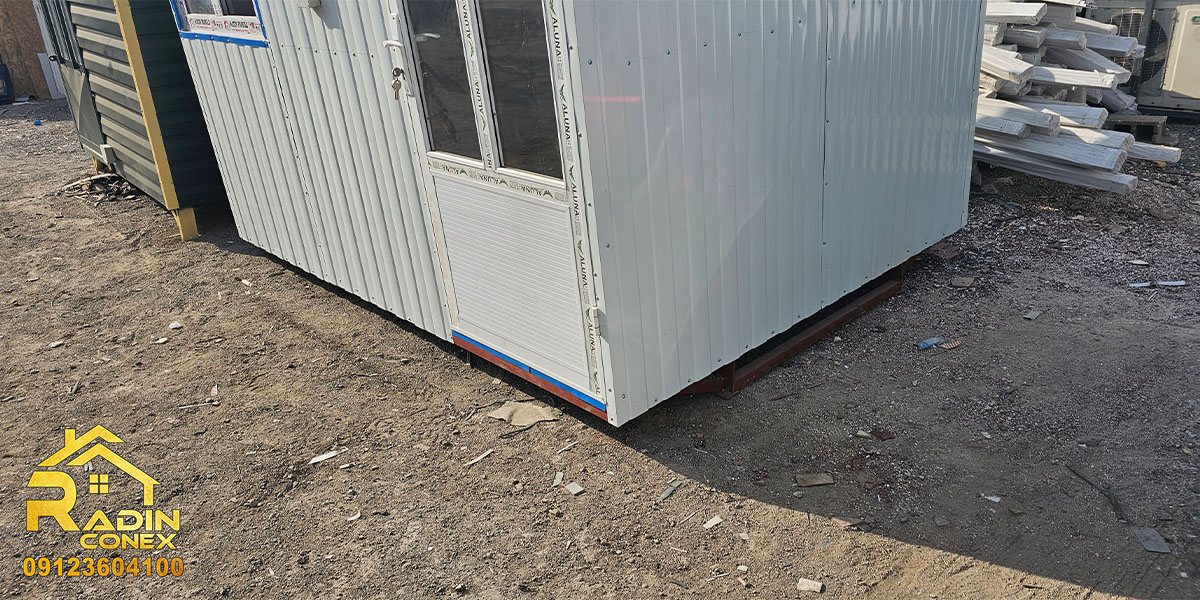 کانکس کارگاهی کف تخته با متراژ 8 متر
